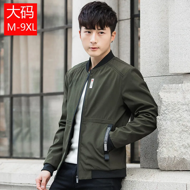 Men Jacket Spring And Autumn 2018 New Style Korean-style Plus-sized Jacket Long-sleeved Coat Fat Lard-bucket Fashion Men'S Wear
Men Jacket Spring And Autumn 2018 New Style Korean-style Plus-sized Jacket Long-sleeved Coat Fat Lard-bucket Fashion Men'S Wear