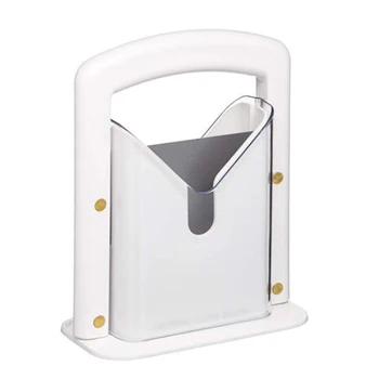 Home Tools Buns Muffins Guillotine Non-stick Breakfast Baking Safe Practical Breads Bagel Slicer Kitchen Stainless Steel
Home Tools Buns Muffins Guillotine Non-stick Breakfast Baking Safe Practical Breads Bagel Slicer Kitchen Stainless Steel