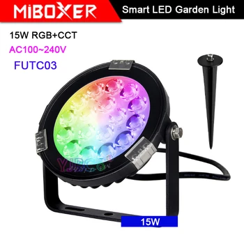 Miboxer FUTC03 Waterproof led Outdoor lamp Garden Lighting15W RGB+CCT Smart LED Garden Light AC100~240V IP65 
Miboxer FUTC03 Waterproof led Outdoor lamp Garden Lighting15W RGB+CCT Smart LED Garden Light AC100~240V IP65