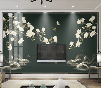 Customized modern retro hand-painted flowers and birds magnolia living room bedroom background wallpaper mural
Customized modern retro hand-painted flowers and birds magnolia living room bedroom background wallpaper mural