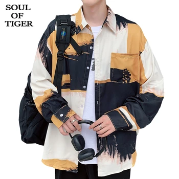 SOUL OF TIGER new 2020 Korean Fashion style Men Spring Printed Shirts Male Oversized Loose Tops Clothes Casual Streetwear XXXXXL
SOUL OF TIGER new 2020 Korean Fashion style Men Spring Printed Shirts Male Oversized Loose Tops Clothes Casual Streetwear XXXXXL