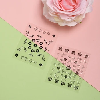 Diealles 50 Sheets 3D Design Self Adhesive Tip Nail Art Sticker Decals 3D Design Manicure Tips Decal Decorations
Diealles 50 Sheets 3D Design Self Adhesive Tip Nail Art Sticker Decals 3D Design Manicure Tips Decal Decorations