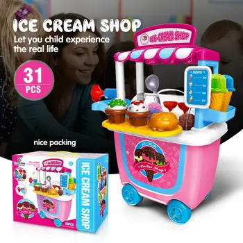 31Pcs Cute Childrens Kids Simulation Ice Cream Shop Pretend Toy Set Role Play Gift Role Playing Color Toy Children's Xmas Gift
31Pcs Cute Childrens Kids Simulation Ice Cream Shop Pretend Toy Set Role Play Gift Role Playing Color Toy Children's Xmas Gift