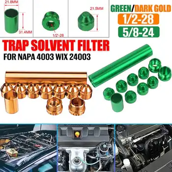 Gold Aluminum 1/2-28 5/8-24 Car Fuel Filter 1X6 Car Solvent Trap for NAPA 4003 WIX 24003
Gold Aluminum 1/2-28 5/8-24 Car Fuel Filter 1X6 Car Solvent Trap for NAPA 4003 WIX 24003