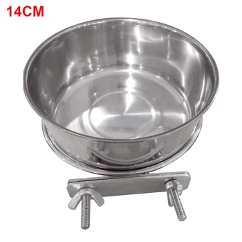 Birds Pet Supplies Hoder Feeder Food For Cage Large Capacity Detachable With Clamp Parrot Feeding Bowl Stainless Steel Container
Birds Pet Supplies Hoder Feeder Food For Cage Large Capacity Detachable With Clamp Parrot Feeding Bowl Stainless Steel Container
