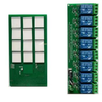 12-key capacitive touch button password lock with relay board 12V 24V power supply
12-key capacitive touch button password lock with relay board 12V 24V power supply