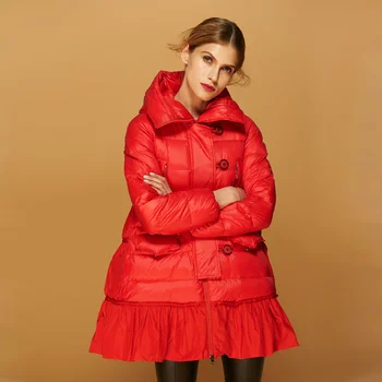 Coat Women Fashion Winter Red Duck Down Woman Hooded Long A-Line Coats Female Jacket Parkas Mujer 2020 KJ702
Coat Women Fashion Winter Red Duck Down Woman Hooded Long A-Line Coats Female Jacket Parkas Mujer 2020 KJ702
