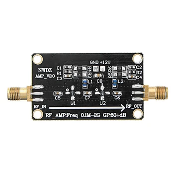 RF Wideband Amplifier LNA 0.1M-2G Gain 60DB Two-Stage Amplification Professinal Audio AMP Module
RF Wideband Amplifier LNA 0.1M-2G Gain 60DB Two-Stage Amplification Professinal Audio AMP Module