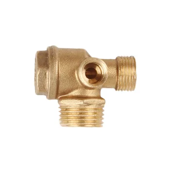 3 Port Brass Thread Air Compressor 40400 Check Valve Connector Spare Parts