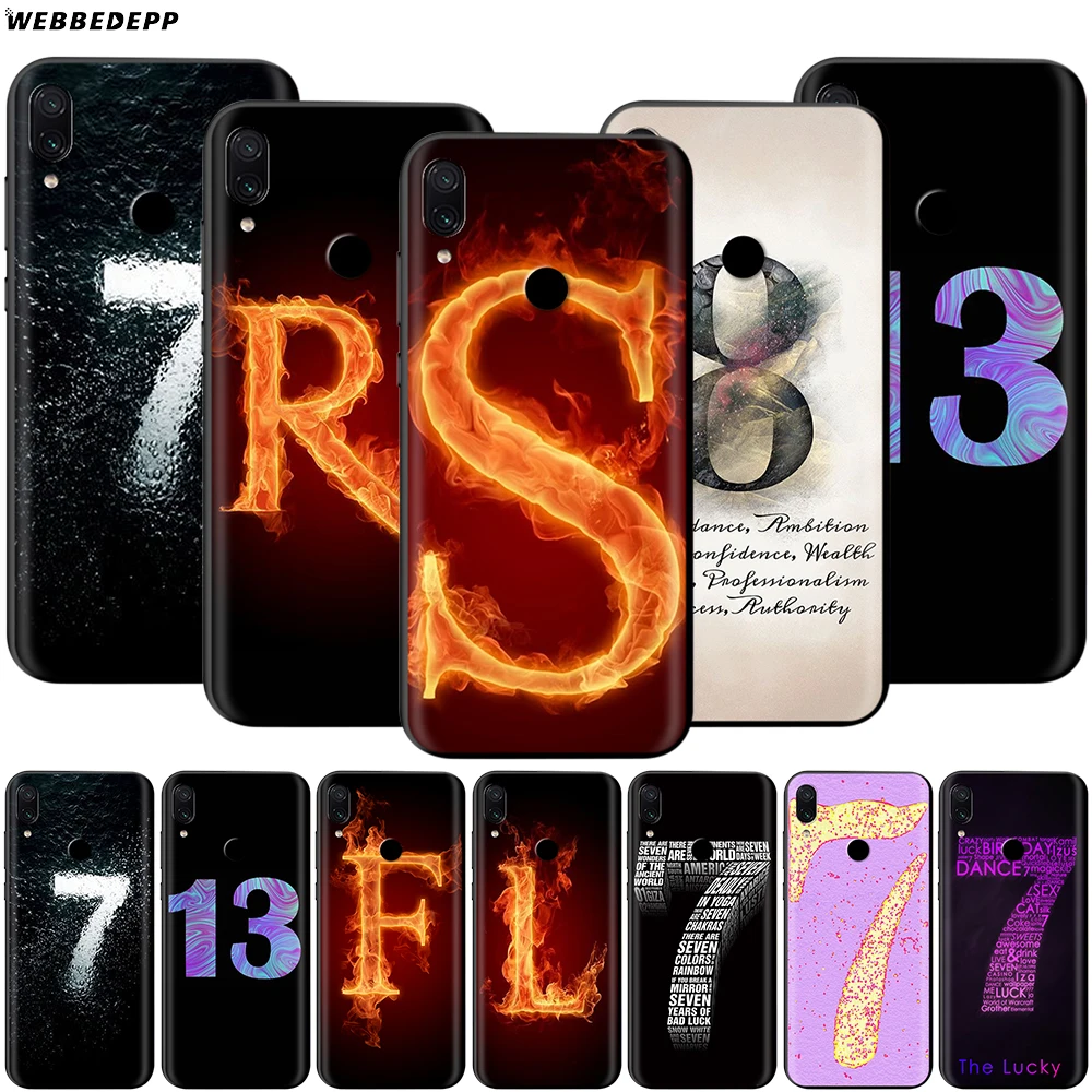Webbedepp Black Letter Lucky Number Case for Xiaomi Redmi 4A 4X 5 5A 6 6A 7 7A S2 Note Go K20 Pro Plus Prime
Webbedepp Black Letter Lucky Number Case for Xiaomi Redmi 4A 4X 5 5A 6 6A 7 7A S2 Note Go K20 Pro Plus Prime