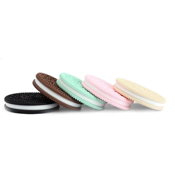 1PC Food Grade Colorful Silicone Fun Cookies Teether Pendant Toys For DIY Teething Biscuit Teether Pendant Kids Training Teether 
1PC Food Grade Colorful Silicone Fun Cookies Teether Pendant Toys For DIY Teething Biscuit Teether Pendant Kids Training Teether