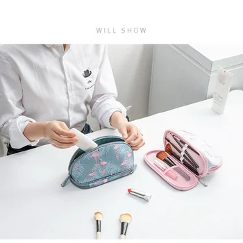 Cosmetic Storage Bag Makeup Storage Portable Printing With Large Capacity Double Layer For Travel Handbag Orgnazer
Cosmetic Storage Bag Makeup Storage Portable Printing With Large Capacity Double Layer For Travel Handbag Orgnazer