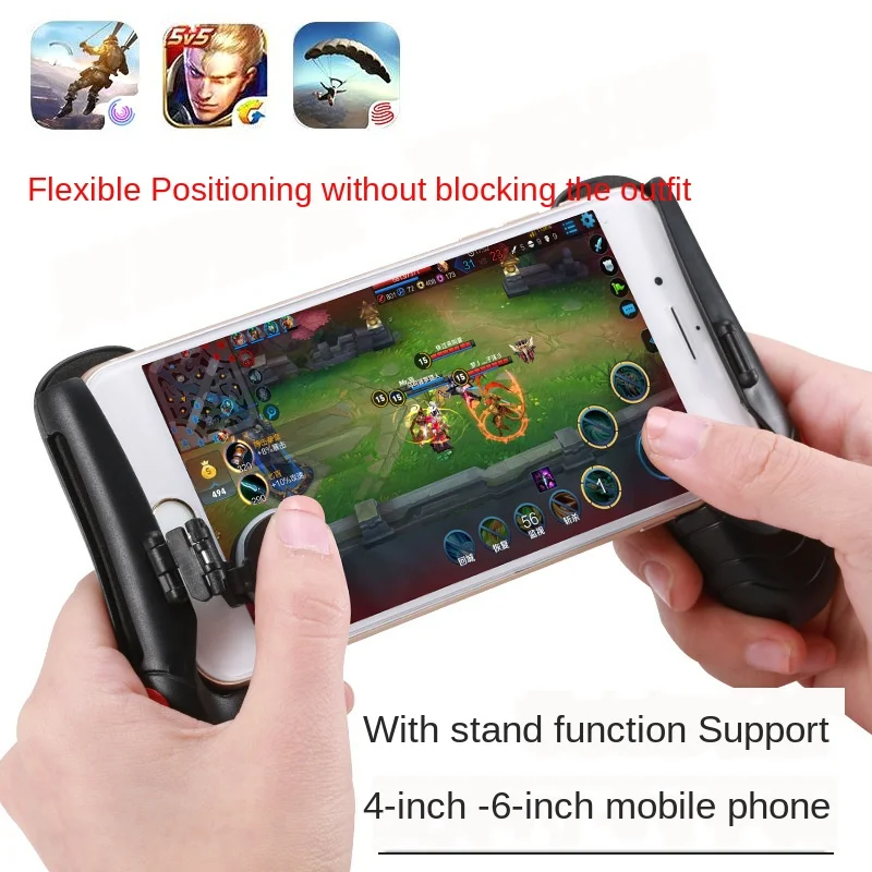 Game Pad Pubg Controller Pubg Mobile Trigger Gamepad Phone Joystick Fire Button L1 R1 Shooter Aim Key Handle for Wild Rift
Game Pad Pubg Controller Pubg Mobile Trigger Gamepad Phone Joystick Fire Button L1 R1 Shooter Aim Key Handle for Wild Rift