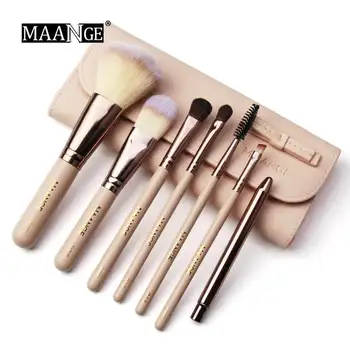 MAANGE Professional 7pcs Kit Makeup Set Brushes Portable Eyebrow Powder Beauty Make Up Brush Tool PU Leather Cosmetic Bag Holder
MAANGE Professional 7pcs Kit Makeup Set Brushes Portable Eyebrow Powder Beauty Make Up Brush Tool PU Leather Cosmetic Bag Holder