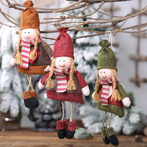 1Pcs Lovely Creative Dolls Christmas tree Pendant Hanging Ornament Gift New Year Xmas Decor Supplies Home Party Decoration 62709 
1Pcs Lovely Creative Dolls Christmas tree Pendant Hanging Ornament Gift New Year Xmas Decor Supplies Home Party Decoration 62709