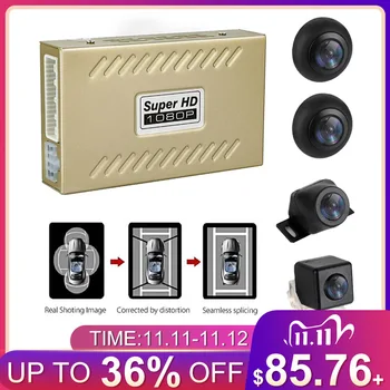 360 Degree Universal Bird View Panorama System 4 Cameras 1080P Starlight Night Vision Car DVR Recorder CMOS Rear View Camera 
360 Degree Universal Bird View Panorama System 4 Cameras 1080P Starlight Night Vision Car DVR Recorder CMOS Rear View Camera