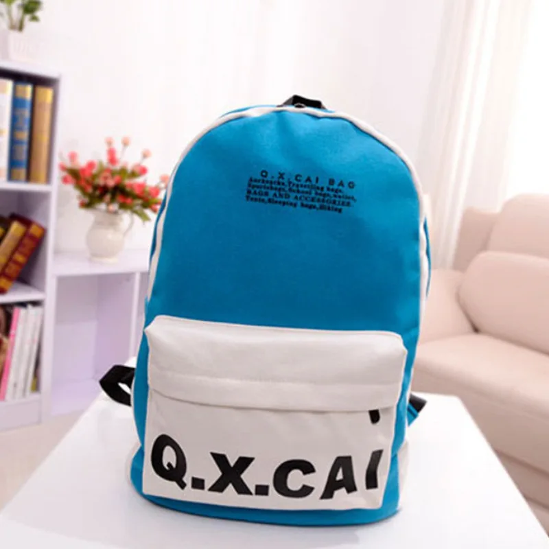 Backpack Women's College Style Korean-style Cute Lettered Canvas Backpack Junior High School Students-Style School Bag Fashion T
Backpack Women's College Style Korean-style Cute Lettered Canvas Backpack Junior High School Students-Style School Bag Fashion T