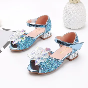 Elsa Princess Shoes For Girls Sandals High Heels Sequins Cosplay Party Dance Shoes Kids Crystal Sandals Flower Girls Shoes 10T
Elsa Princess Shoes For Girls Sandals High Heels Sequins Cosplay Party Dance Shoes Kids Crystal Sandals Flower Girls Shoes 10T