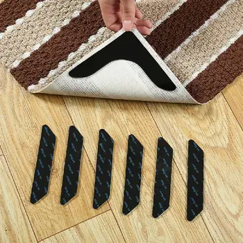 Rug Gripper Reusable Area Rug Pad Self-Adhesive Pads Anti-Slip Anti-Curling Area Rugs Carpets Gripper 4pcs/8pcs
Rug Gripper Reusable Area Rug Pad Self-Adhesive Pads Anti-Slip Anti-Curling Area Rugs Carpets Gripper 4pcs/8pcs