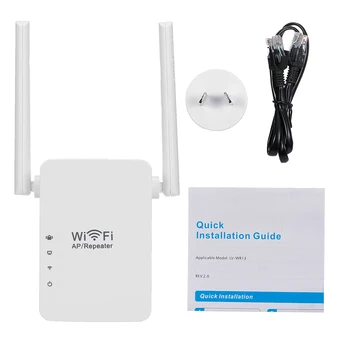 WR13 WIFI Repeater Wireless WiFi Range Extender Booster 300Mbps Router WIFI Signal Booster 2 Antennas EU Plug
WR13 WIFI Repeater Wireless WiFi Range Extender Booster 300Mbps Router WIFI Signal Booster 2 Antennas EU Plug