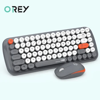 Cute Gaming Keyboard Mouse Set Round Button 2.4G USB Wireless Keyboard Silent Mouse For Macbook Laptop PC Computer Gaming Mouse
Cute Gaming Keyboard Mouse Set Round Button 2.4G USB Wireless Keyboard Silent Mouse For Macbook Laptop PC Computer Gaming Mouse