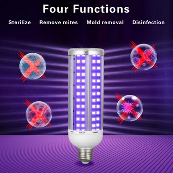 2020 Sterilizer Lamp 60W UV Germicidal Lamp Led UVC Light Bulb E26/E27 Corn Bulb
2020 Sterilizer Lamp 60W UV Germicidal Lamp Led UVC Light Bulb E26/E27 Corn Bulb