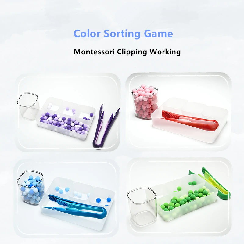 Color Sorting Game Montessori Clipping Working Materials for Hand-Eye Coordination Exercises Kids Early Educational Toys
Color Sorting Game Montessori Clipping Working Materials for Hand-Eye Coordination Exercises Kids Early Educational Toys