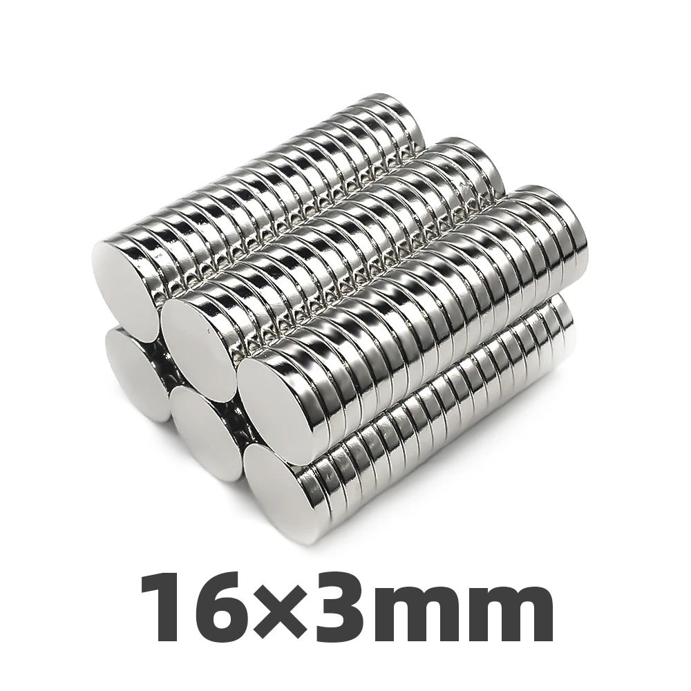100pcs 16 x 3mm N35 Round Neodymium Magnet Sheet Super Strong Powerful Rare Earth Magnets For Crafts Imanes Disc16*3mm
100pcs 16 x 3mm N35 Round Neodymium Magnet Sheet Super Strong Powerful Rare Earth Magnets For Crafts Imanes Disc16*3mm