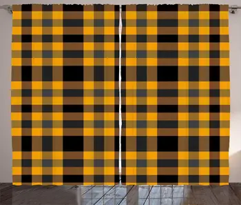 Black Orange Dark Grey Plaid Curtains Scottish Traditional Art Buffalo Tartan Style Living Room Window Drapes
Black Orange Dark Grey Plaid Curtains Scottish Traditional Art Buffalo Tartan Style Living Room Window Drapes