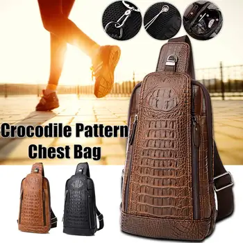 3D Crocodile Men Chest Pack Leather Travel Men's Crossbody Bags Male Shoulder Bag Back Bag Rucksack Men Clutch Purse 
3D Crocodile Men Chest Pack Leather Travel Men's Crossbody Bags Male Shoulder Bag Back Bag Rucksack Men Clutch Purse