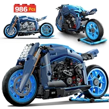 986pcs City Technical Motorcycle Car Model Building Blocks Racing Motobike Vehicles Bricks Toys for Children Gifts
986pcs City Technical Motorcycle Car Model Building Blocks Racing Motobike Vehicles Bricks Toys for Children Gifts