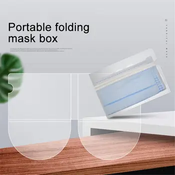10PCS Mask Storage Box Foldable Storage Clip Mask Holder Portable Reusable Masks Packaging Box Dustproof Storage Organizer Case 
10PCS Mask Storage Box Foldable Storage Clip Mask Holder Portable Reusable Masks Packaging Box Dustproof Storage Organizer Case