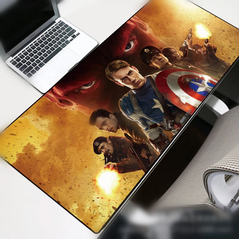Captain America Mouse Durable Desktop Mousepad gamer mouse mat high quality DIY picture with edge locking Portable waterproof
Captain America Mouse Durable Desktop Mousepad gamer mouse mat high quality DIY picture with edge locking Portable waterproof