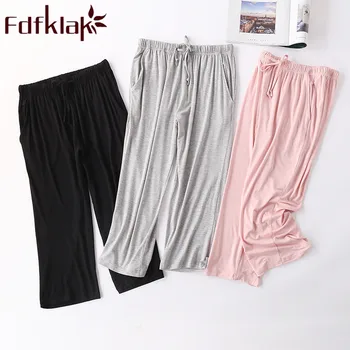 Fdfklak Modal Sleeping Pants For Women Bottoms Pijama Trousers Spring Summer New Sleepwear Pants Pink/Black Lounge Wear
Fdfklak Modal Sleeping Pants For Women Bottoms Pijama Trousers Spring Summer New Sleepwear Pants Pink/Black Lounge Wear
