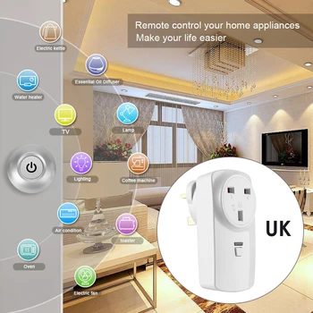 Practical 433MHz Multi-functional Smart Plug Classic Remote Control Power Socket + Kinetic Powered RF Transmitter
Practical 433MHz Multi-functional Smart Plug Classic Remote Control Power Socket + Kinetic Powered RF Transmitter