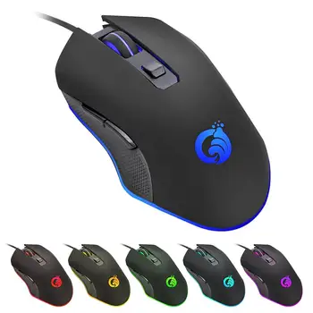 VODOOL Wired Mouse G70 USB Wired RGB Backlit Gaming Mouse 6 Button 3600DPI Optical Computer Mouse Gamer Mice for Home Office
VODOOL Wired Mouse G70 USB Wired RGB Backlit Gaming Mouse 6 Button 3600DPI Optical Computer Mouse Gamer Mice for Home Office