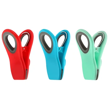 3 Pack Fun Colored Rubber Refrigerator net Chip Bag Kitchen Storage Clips for Hanging Organizing and Sealing Needs
3 Pack Fun Colored Rubber Refrigerator net Chip Bag Kitchen Storage Clips for Hanging Organizing and Sealing Needs