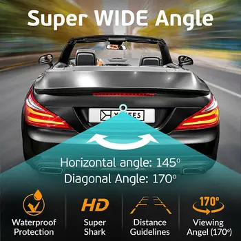 170° CMOS Car Rear Front View Backup Camera Reverse Night Vision Waterproof HD Car Camera With 6M RCA Video Cable
170° CMOS Car Rear Front View Backup Camera Reverse Night Vision Waterproof HD Car Camera With 6M RCA Video Cable