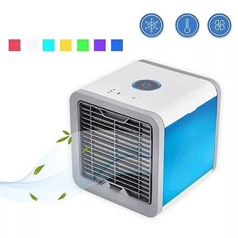 2020 Personal Space Air humidifier Room Cooling Air Conditioners Mini Air Coolers Arctic with Waterbox, Portable LED Table Fans
2020 Personal Space Air humidifier Room Cooling Air Conditioners Mini Air Coolers Arctic with Waterbox, Portable LED Table Fans