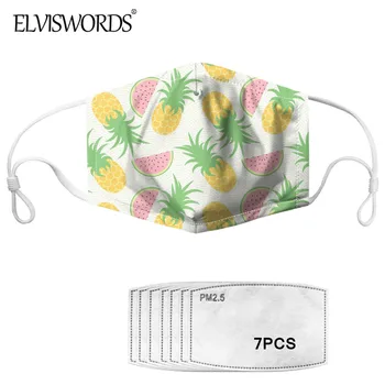 ELVISWORDS Boys Girls Mouth Mask WIth 7Pcs PM2.5 Activated Carbon Filter Dustproof Pinapple Watermelon Pattern Mouth-Muffle
ELVISWORDS Boys Girls Mouth Mask WIth 7Pcs PM2.5 Activated Carbon Filter Dustproof Pinapple Watermelon Pattern Mouth-Muffle