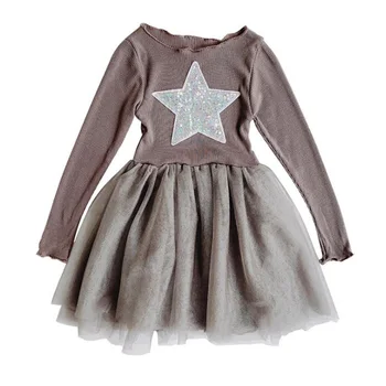 Girls Long Sleeve Drsses 2020 Autumn Star Printed Patchwork Mesh Birthday Tutu Dresses Children Party Dress 2-6Y
Girls Long Sleeve Drsses 2020 Autumn Star Printed Patchwork Mesh Birthday Tutu Dresses Children Party Dress 2-6Y