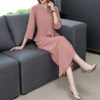 Office Lady V-neck Elegant Two Piece Set Top And Pants Fashion High Waist Year-old Female Costume Ensemble Femme Survetement
Office Lady V-neck Elegant Two Piece Set Top And Pants Fashion High Waist Year-old Female Costume Ensemble Femme Survetement