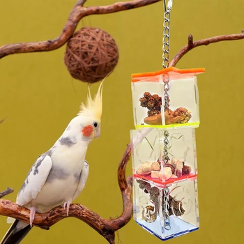 Eco-Friendly House Type Bird Feeder DIY Multi-layer Hanging Bird Nibbling Toys Feeder Acrylic Birds Food Dispenser
Eco-Friendly House Type Bird Feeder DIY Multi-layer Hanging Bird Nibbling Toys Feeder Acrylic Birds Food Dispenser