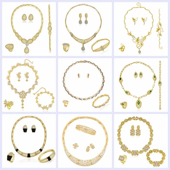 Crystal India African Women Bridal Jewelry Sets Dubai Gold Color Women Jewelry Set For Wedding S4080
Crystal India African Women Bridal Jewelry Sets Dubai Gold Color Women Jewelry Set For Wedding S4080