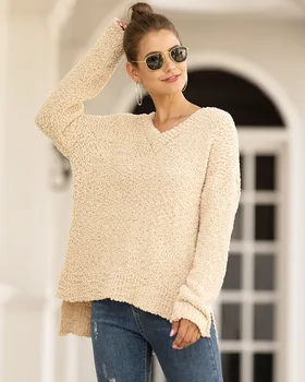 Autumn Winter Fluffy Mohair Knitted Sweater Women Gray color Patchwork Womens Sweaters Pullover Striped Oversized Sweater
Autumn Winter Fluffy Mohair Knitted Sweater Women Gray color Patchwork Womens Sweaters Pullover Striped Oversized Sweater