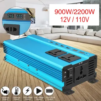 Solar Power Inverter Car Inverter Portable Auto Inverter Adapter Vehicle Modified Sine Wave DC12V To AC110V High Performance
Solar Power Inverter Car Inverter Portable Auto Inverter Adapter Vehicle Modified Sine Wave DC12V To AC110V High Performance
