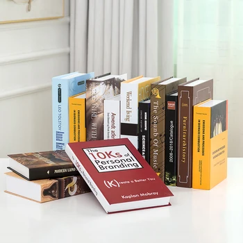 Fake Book Decoration Modern Minimalist Creative Furniture Articles Model Library Soft Decoration Book Northern European-Style 
Fake Book Decoration Modern Minimalist Creative Furniture Articles Model Library Soft Decoration Book Northern European-Style