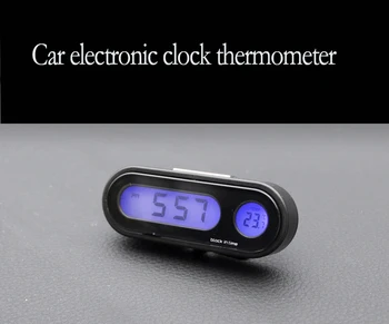 Portable 2 in 1 Car Digital LCD Clock & Temperature Display Electronic Clock Thermometer Automotive With Clip in day & night
Portable 2 in 1 Car Digital LCD Clock & Temperature Display Electronic Clock Thermometer Automotive With Clip in day & night