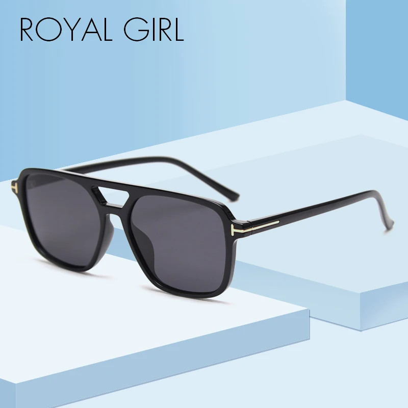 Фото Королевские Ретро квадратные поляризационные солнцезащитные очки для девушек