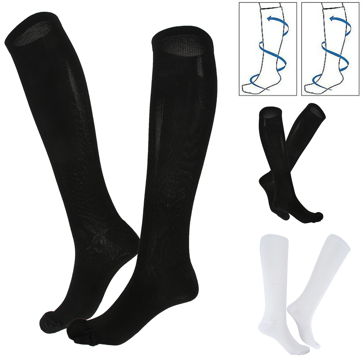 Slimming Stockings Blood Circulation Promotion Slimming Compression Socks Anti-Fatigue Comfortable Solid Color Socks Hot Sell
Slimming Stockings Blood Circulation Promotion Slimming Compression Socks Anti-Fatigue Comfortable Solid Color Socks Hot Sell